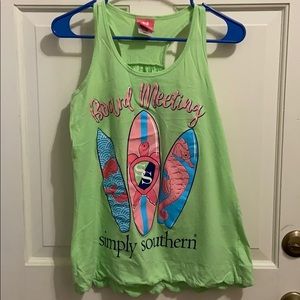 simply southern beachy tank top